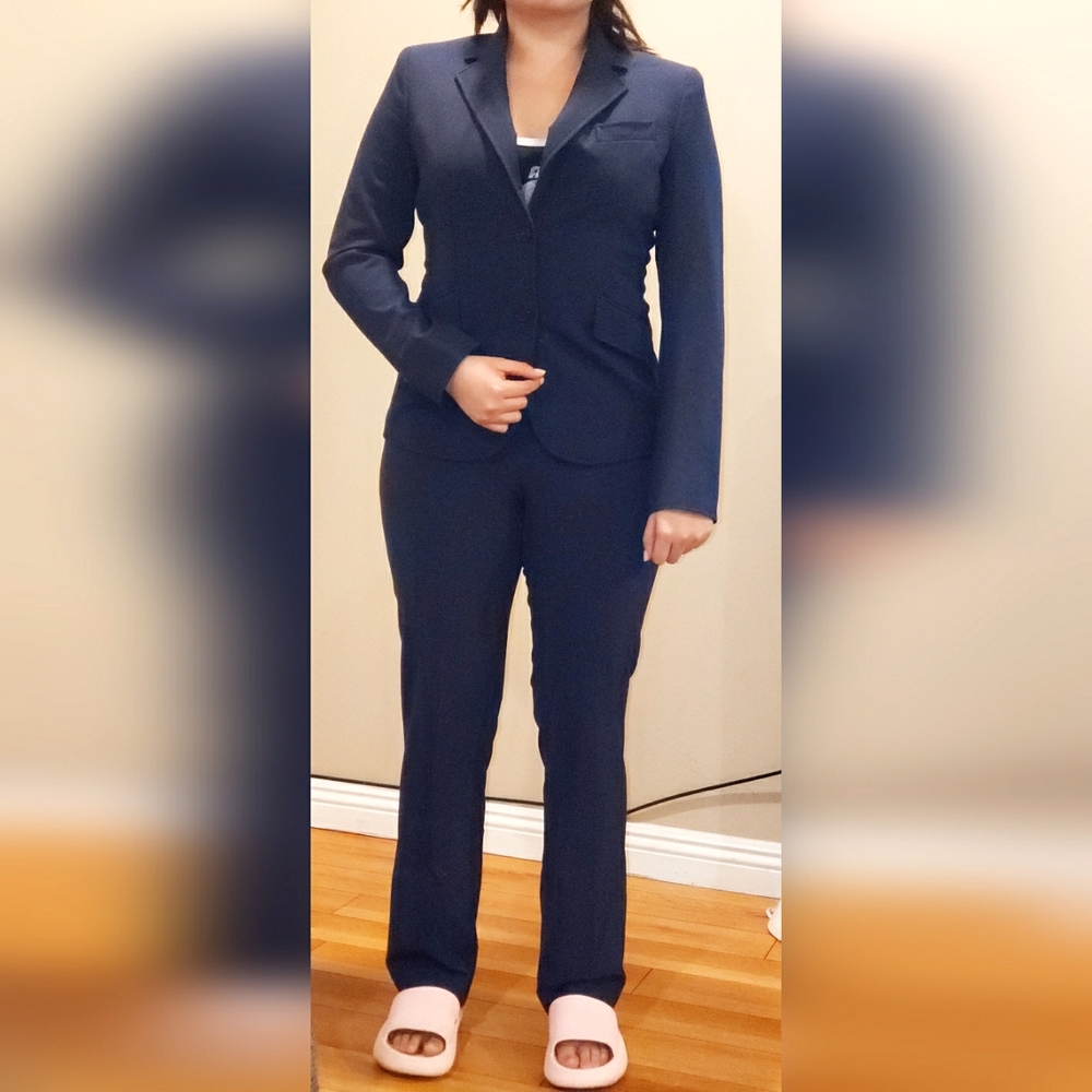 Ann Klein Navy Blue Suit